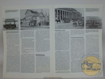 Broschüre "100 Jahre elektrische Straßenbahn in Stuttgart"