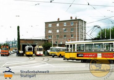 Postkarte "Straßenbahnwelt Stuttgart"