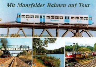 Postkarte "Mansfelder Bahnen"