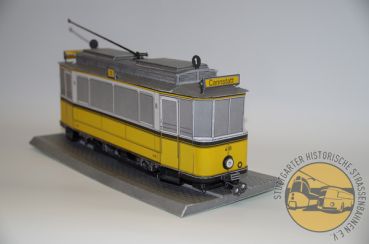 Karton-Modellbaubogen Triebwagen 418