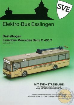 Karton-Modellbaubogen "Elektro-Bus Esslingen"