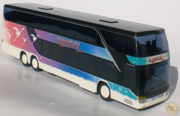 Modellbus "Setra S431 DT; Klingel Reisen, Weil der Stadt"