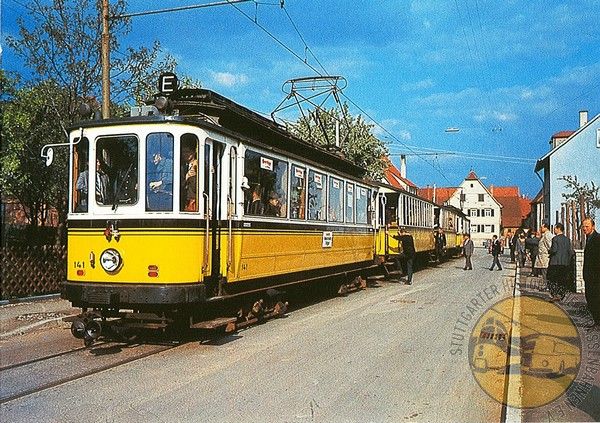Postkarte "Filderbahnzug-Tw 141"