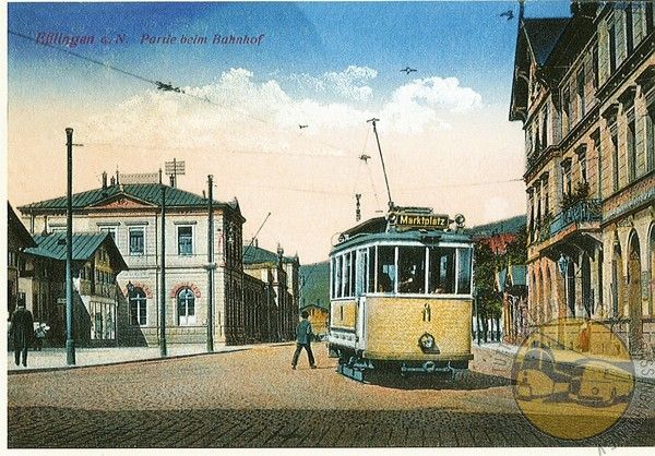 Postkarte "Esslingen - Innenstadtlinie"