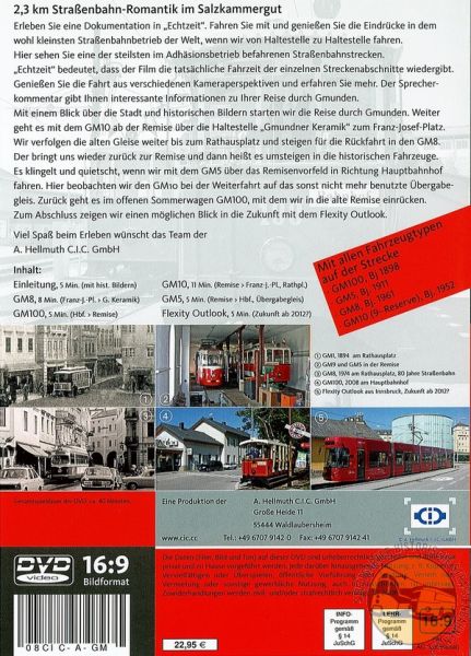 DVD "Straßenbahn Gmunden"