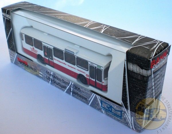 Modellbus "MB O 305 - GBB Stuttgart - Sparkasse"