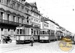 s/w Postkarte "Neckartor - Linien 4 und 26 - 1930"