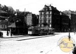 s/w Postkarte "Marienplatz - Linie 16 - 1914"